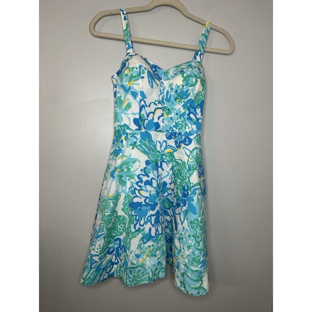Lilly Pulitzer Rosemarie & Willow Dress Lined Womens 0